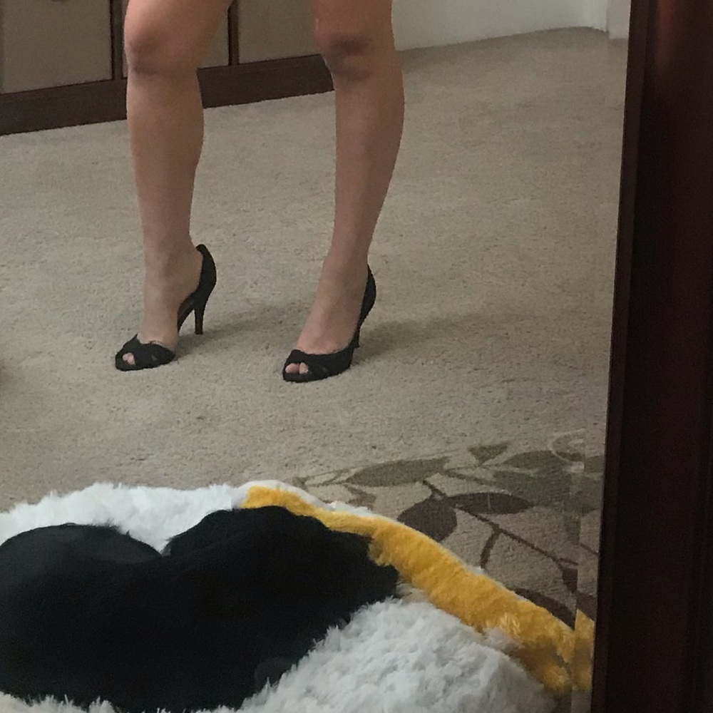 Paprika black heels (worn once)